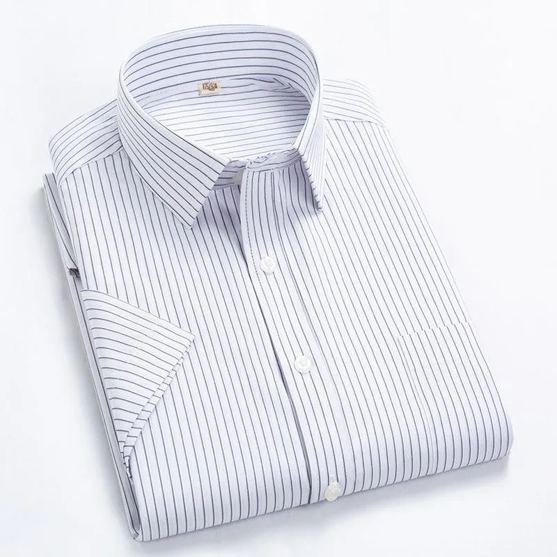 Men's summer new short-sleeved business shirt