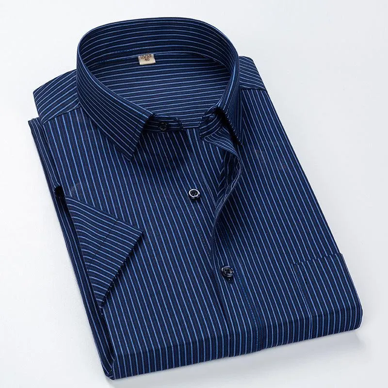 Men's summer new short-sleeved business shirt