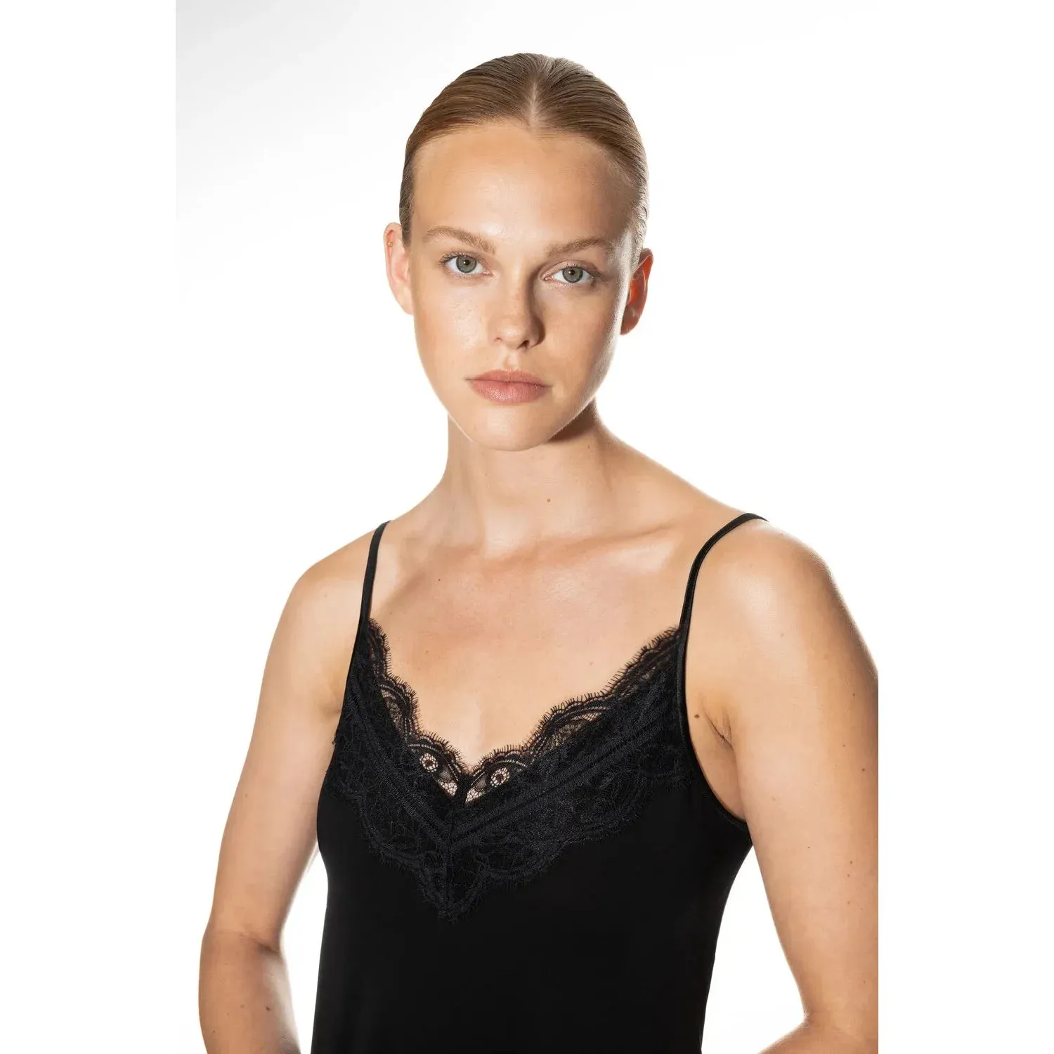 Mey Serie Grace Camisole - Black / White