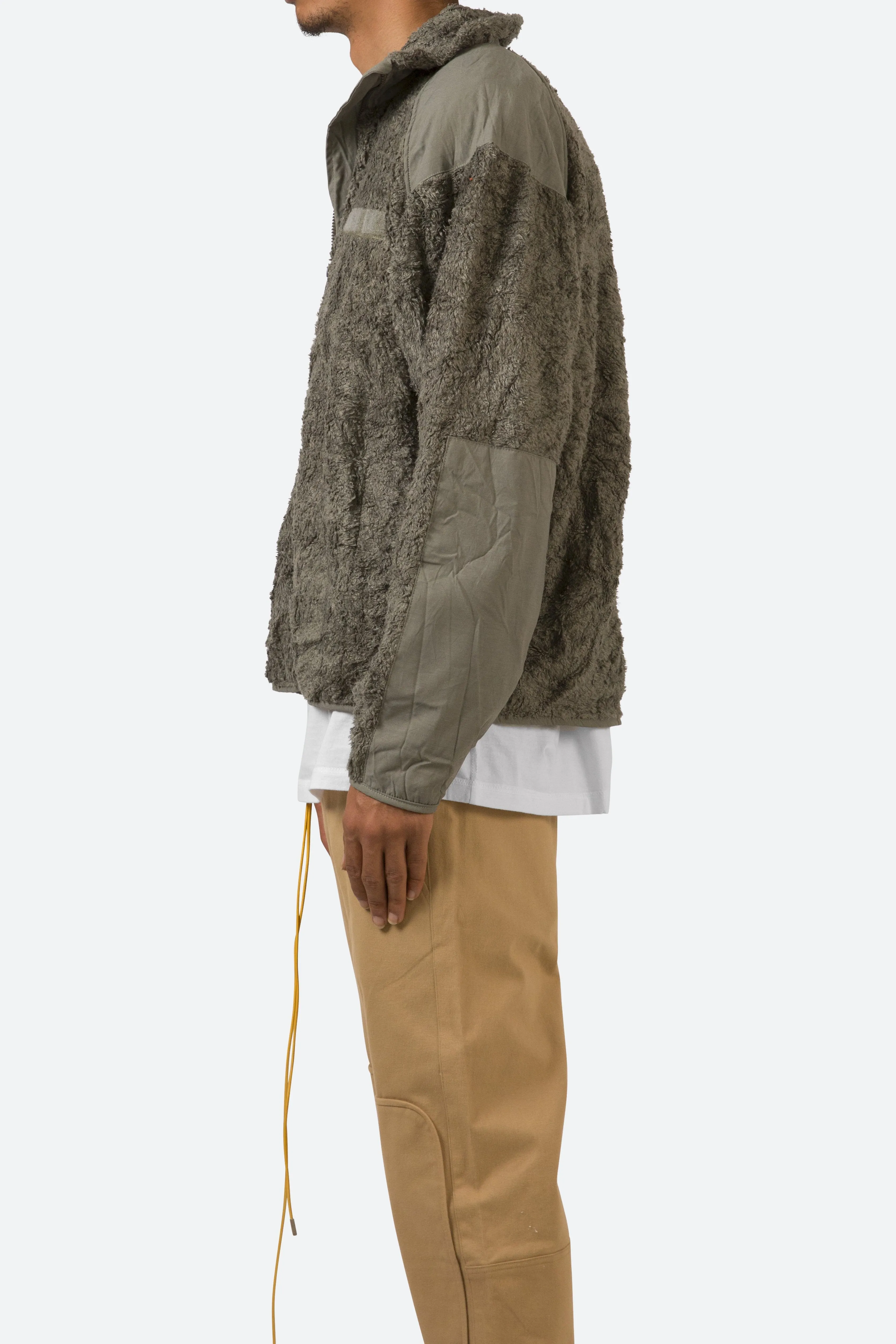 Military Sherpa Jacket - Drab