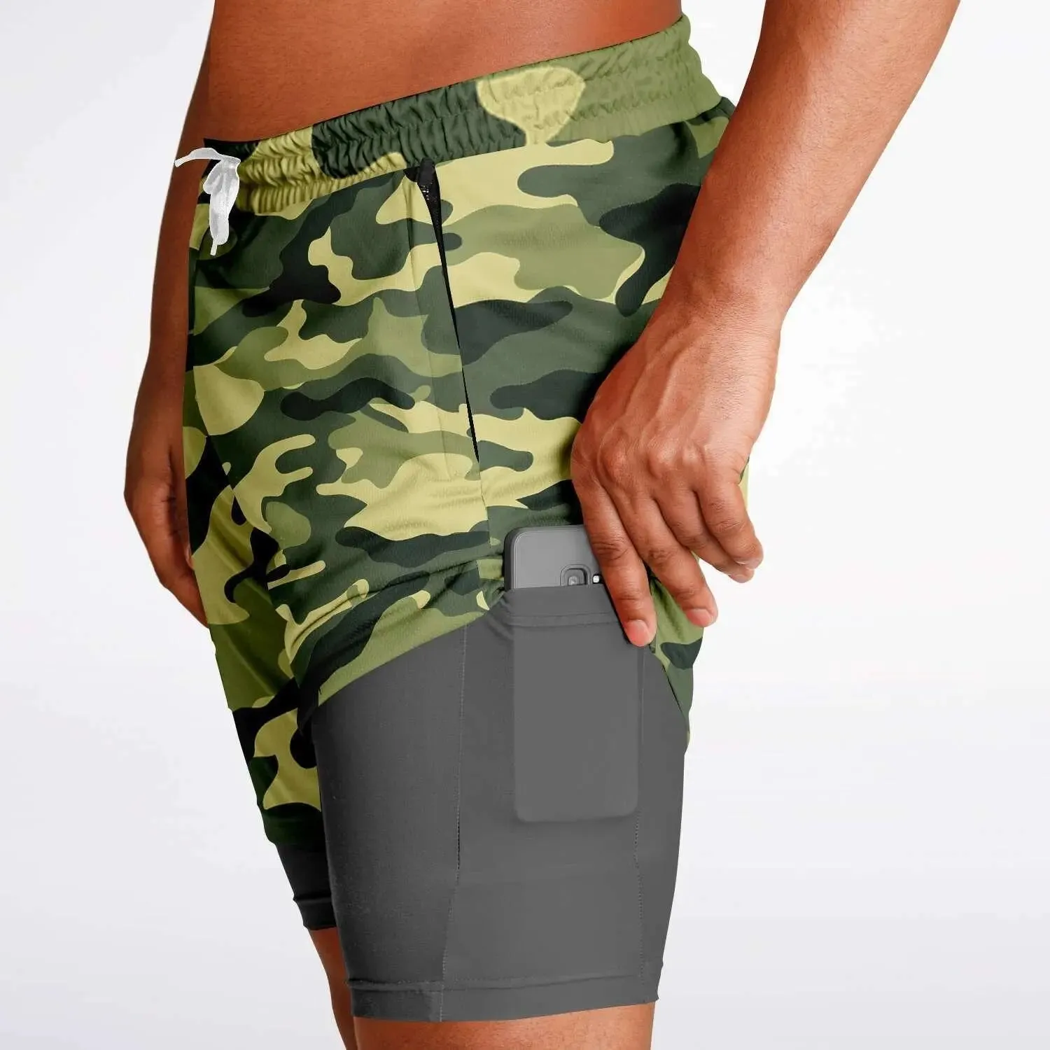 Misha Army sports Short Hidden pocket