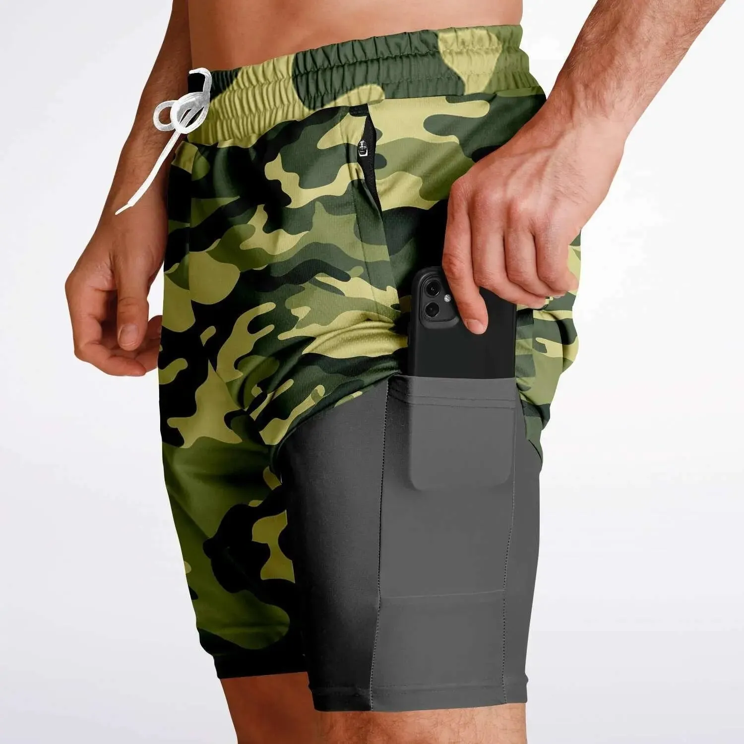 Misha Army sports Short Hidden pocket