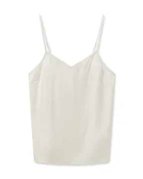 MMDitte Silk Singlet Ecru