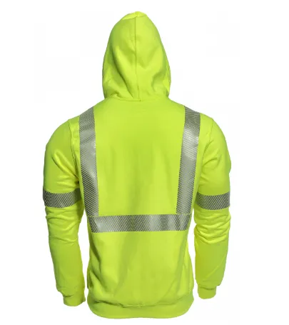 National Safety Apparel Drifire SWSHEZC3 Tecgen FR HI-VIS Zip Front Sweatshirt