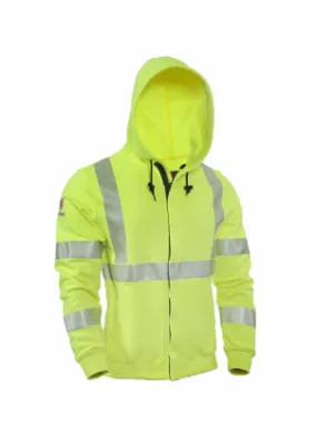 National Safety Apparel Drifire SWSHEZC3 Tecgen FR HI-VIS Zip Front Sweatshirt