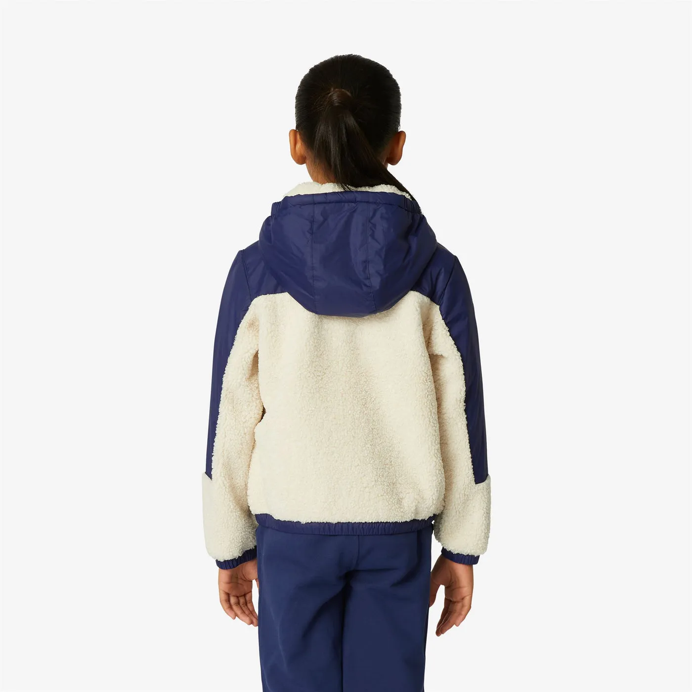 Neige Orsetto - Kids Fleece Top in Black - Blue Medieval