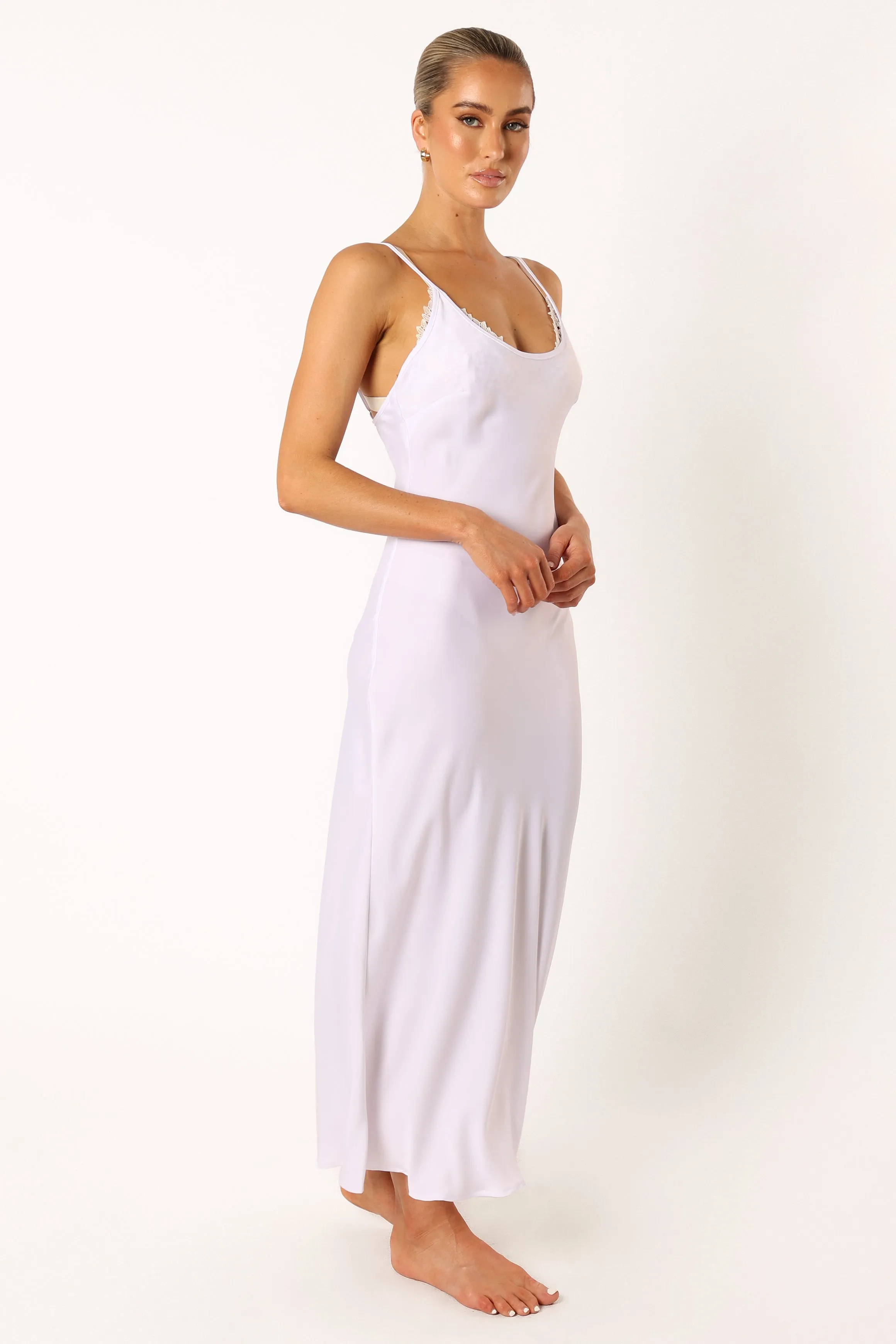 Neroli Maxi Slip - Ivory