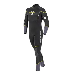 Open Box ScubaPro Men's Sport Steamer 3mm Bzip Wetsuit - Black/Yellow - XXLarge