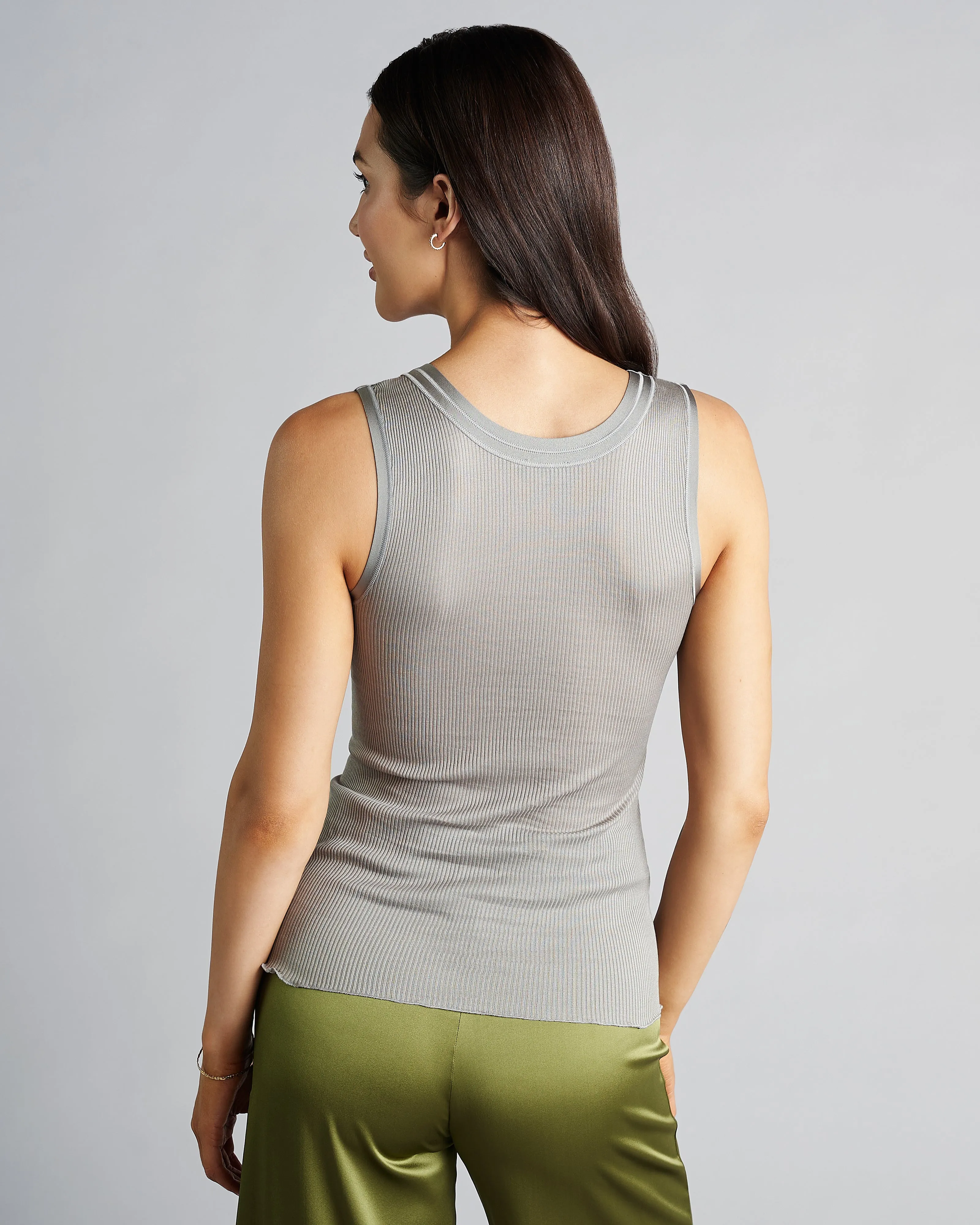 Parigi Grigio Cotton Tank