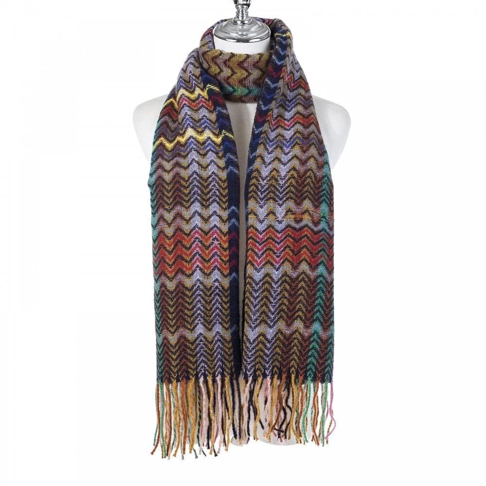 Park Lane Chevron Winter Scarf