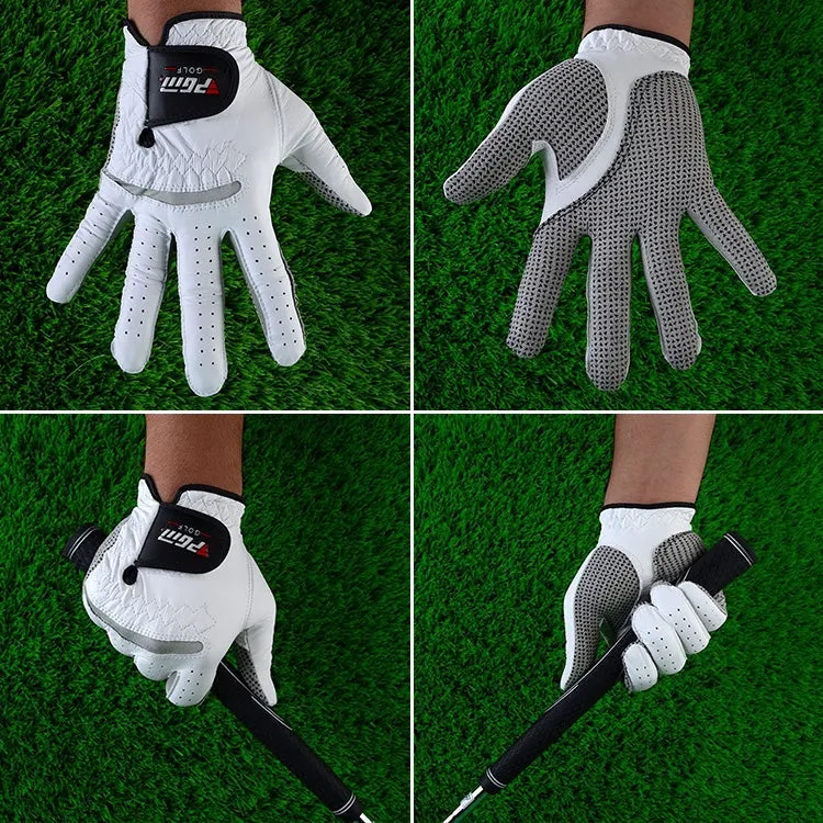 PGM Golf Sheepskin Anti-Slip Single Gloves for Men(Size: 25-Right Hand)