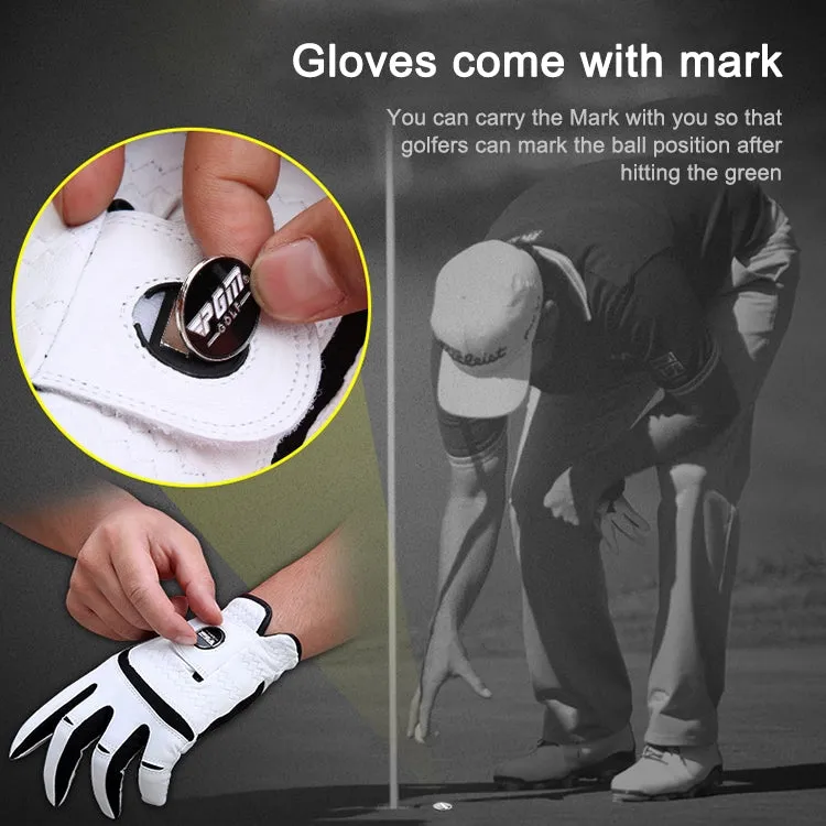 PGM Golf Sheepskin Breathable Non-slip Single Gloves for Men