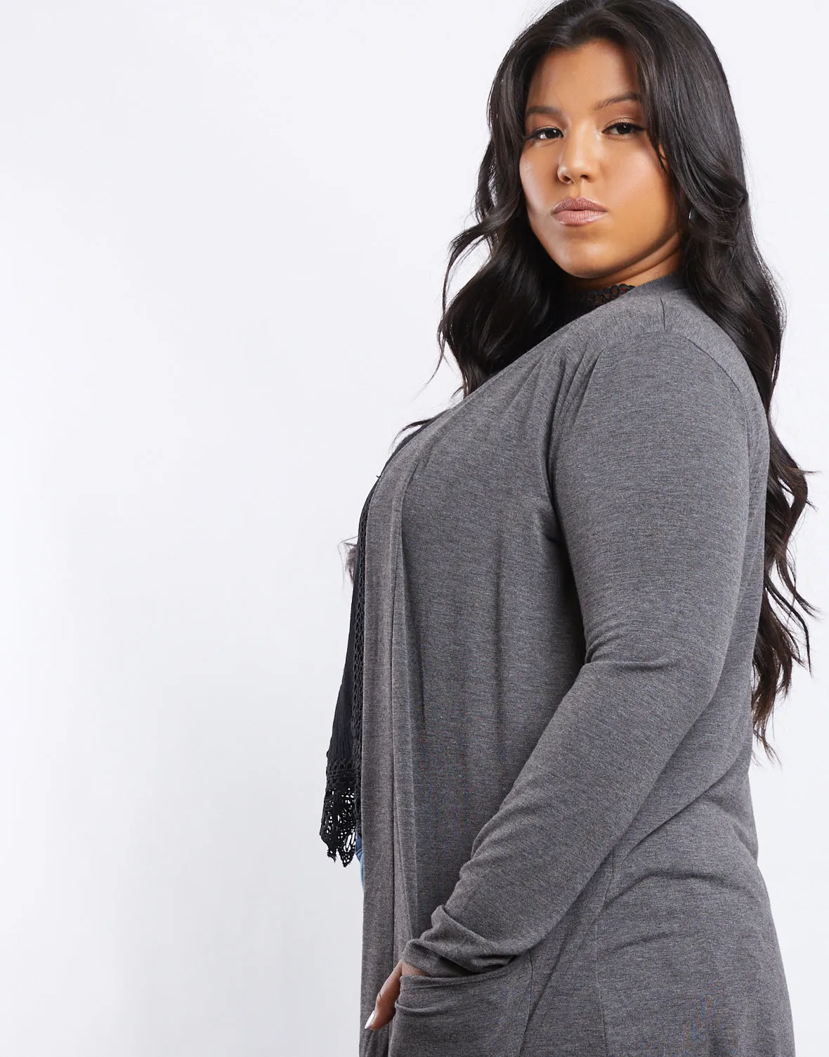 Plus Size Monica Knit Cardigan