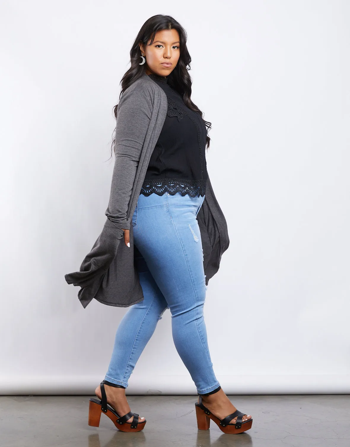 Plus Size Monica Knit Cardigan