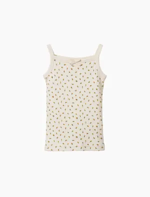 Pointelle Camisole in Tulip Print