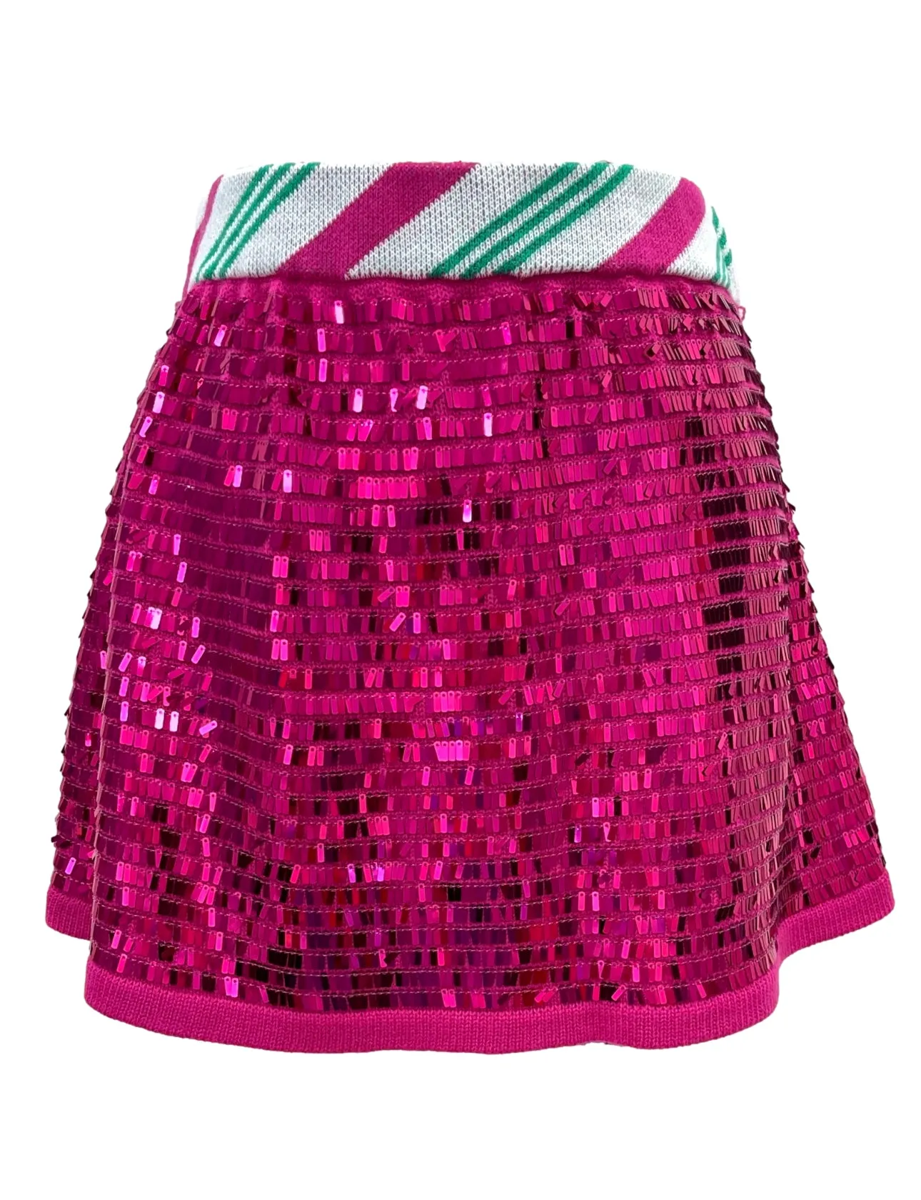 Queen of Sparkles Hot Pink Shard Sequin Skirt