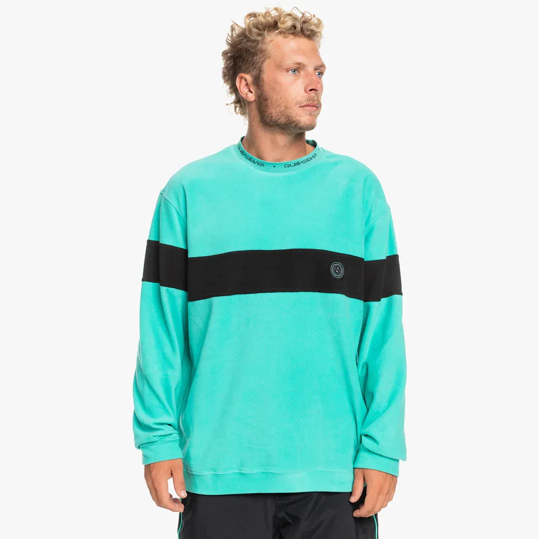 Quiksilver Mens Flame On Fleece- Pool Green (GMJ0)