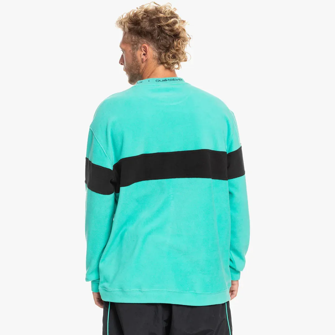 Quiksilver Mens Flame On Fleece- Pool Green (GMJ0)