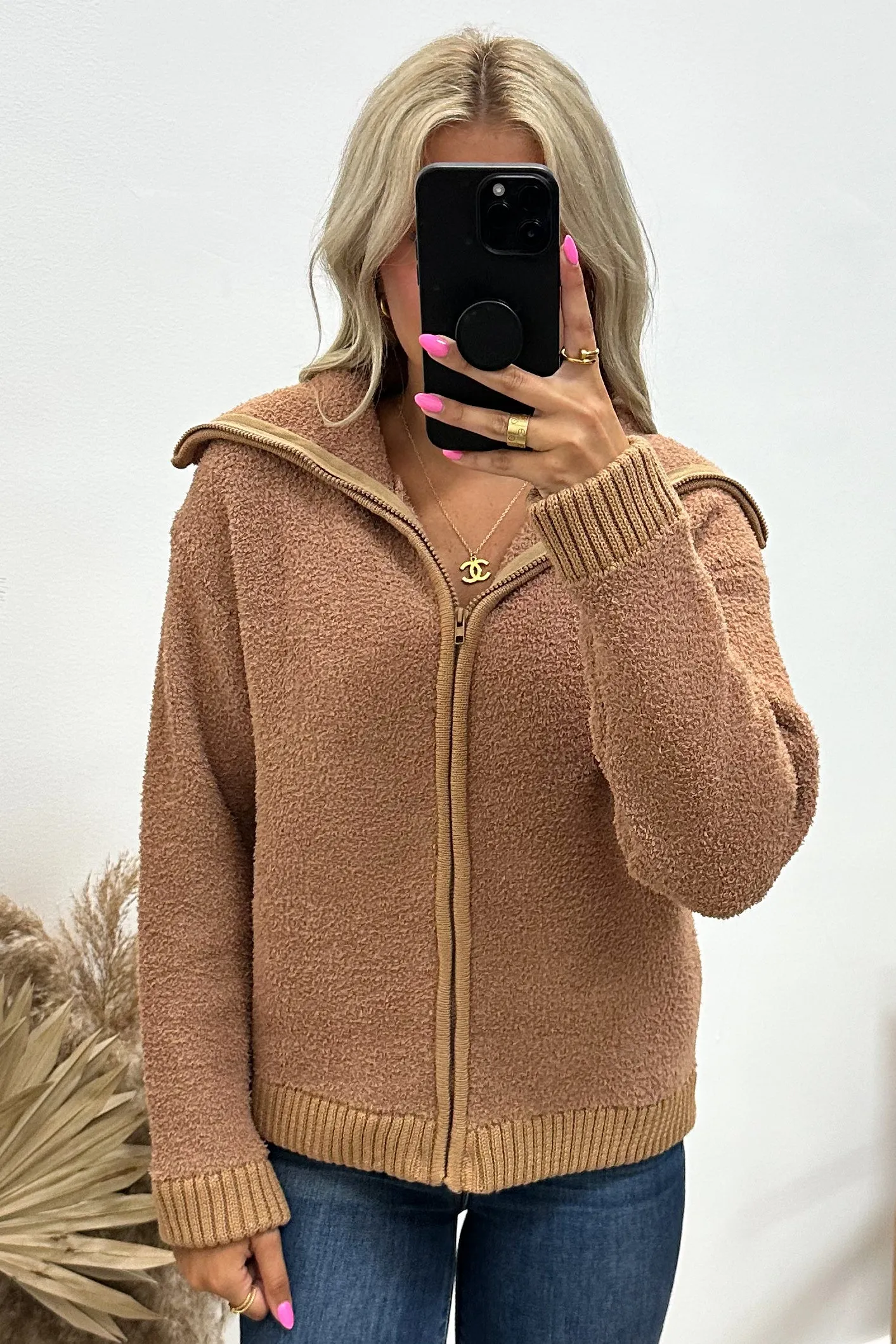 "Sherpa And Me" Jacket (Camel)