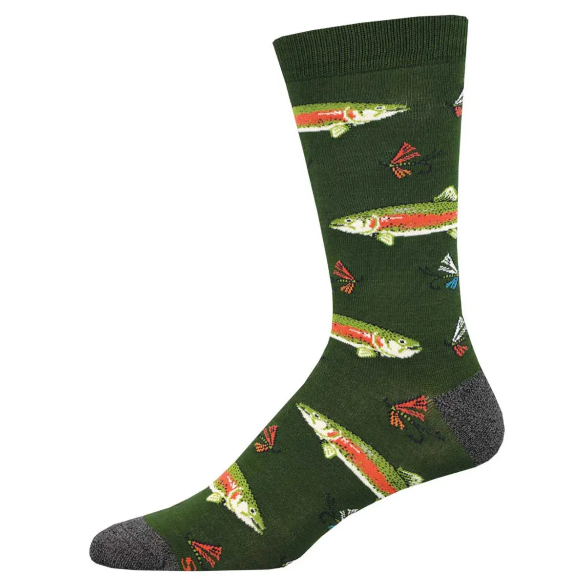 "Stout Trout" Men's Bamboo Socks