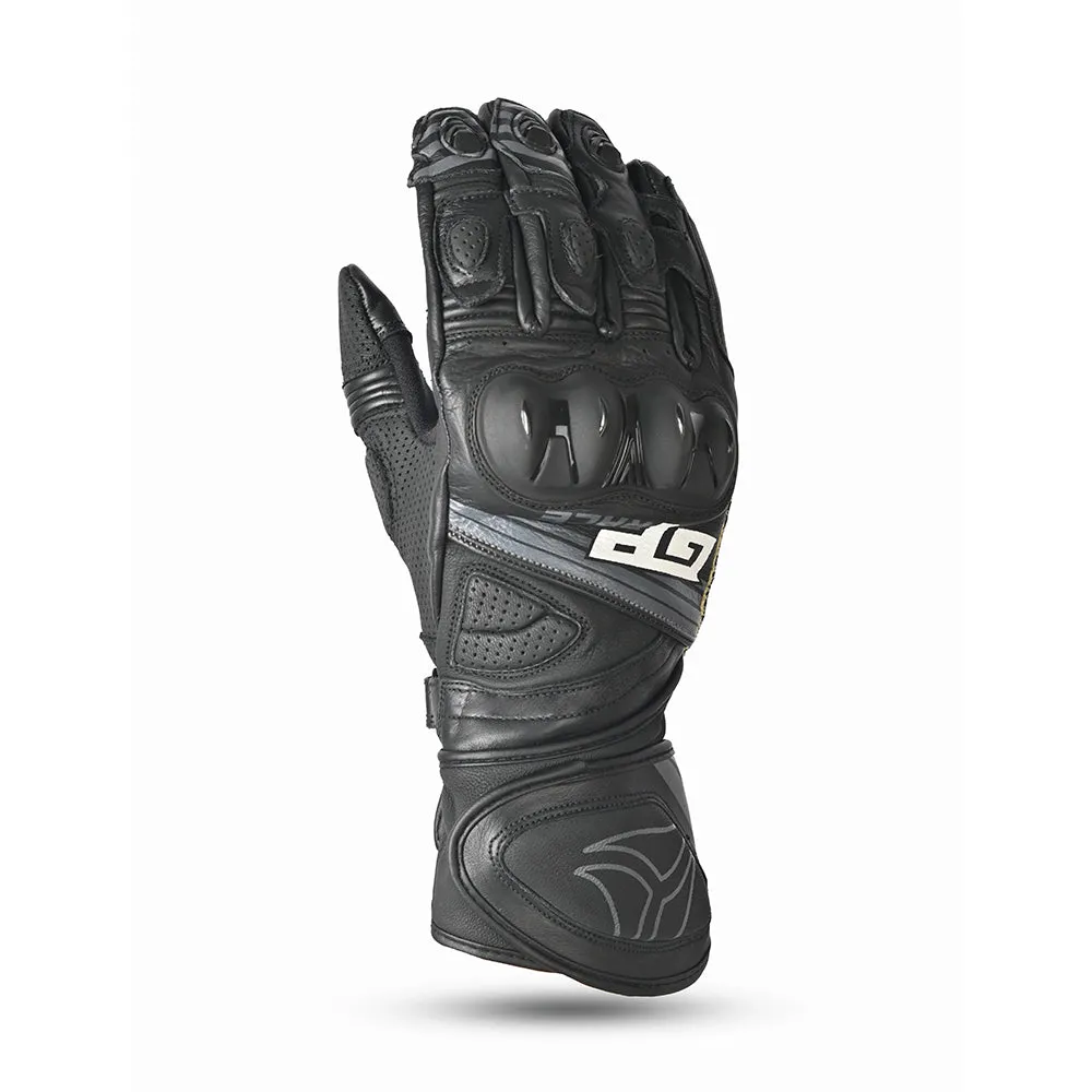 R-TECH GP Motorbike Gloves Black