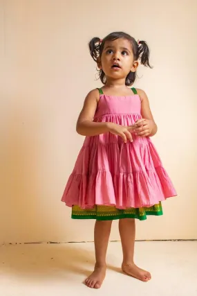 Rachana Baby Pink Kanchipuram Dress