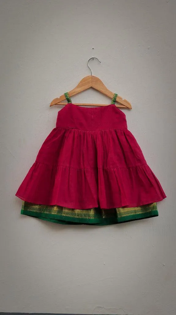 Rachana Pink Kanchipuram Dress