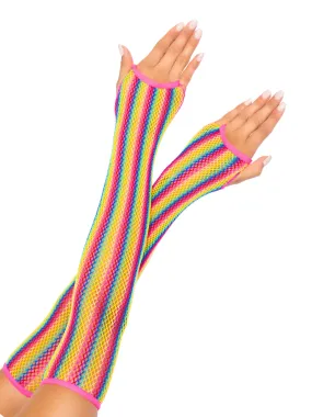 Rainbow Net Arm Warmers