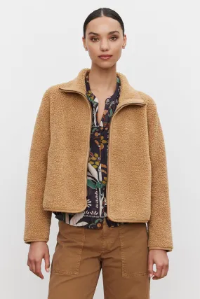 REBA REVERSIBLE SHERPA JACKET