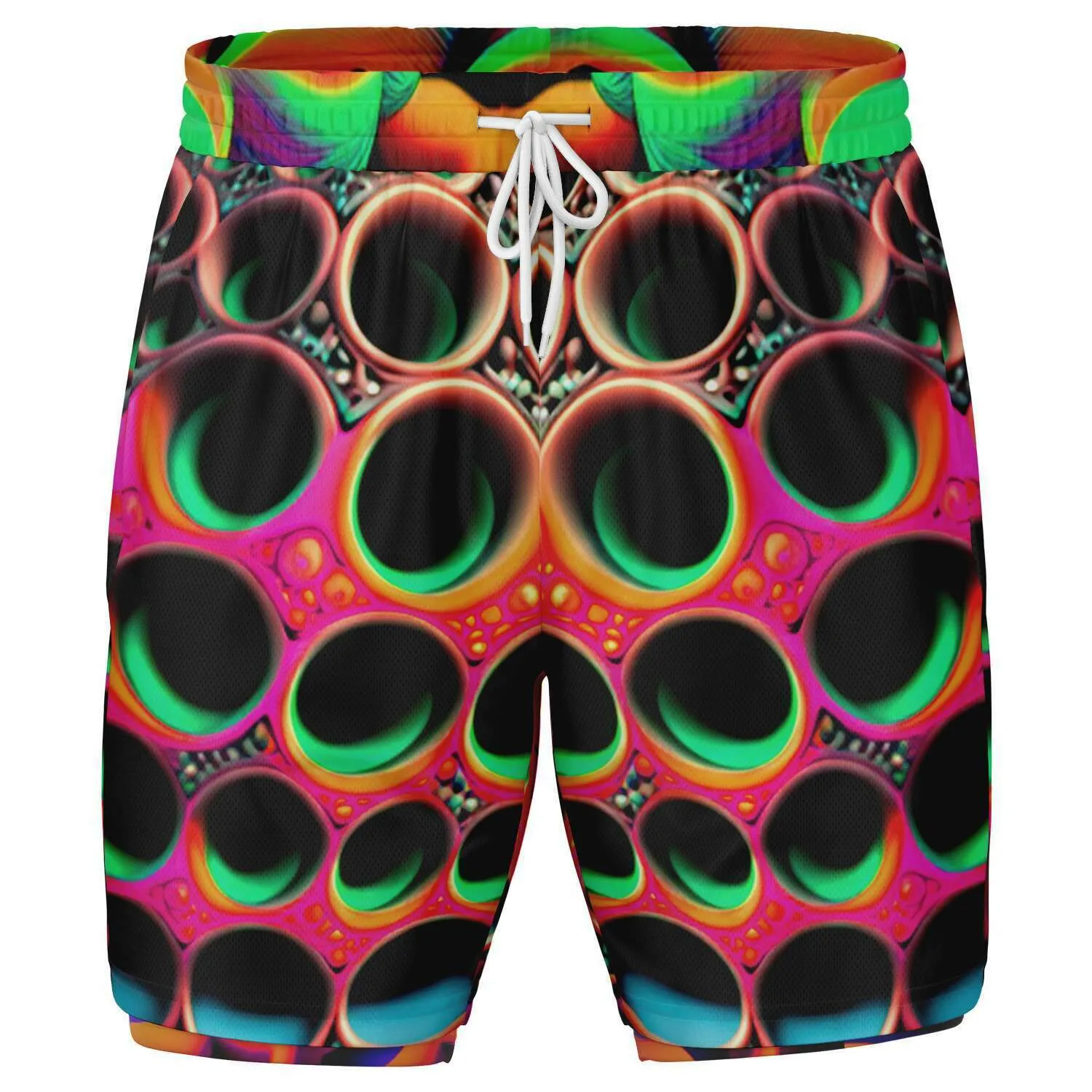 REPTILE Men's 2-in-1 Shorts | ACIDMATH GUY