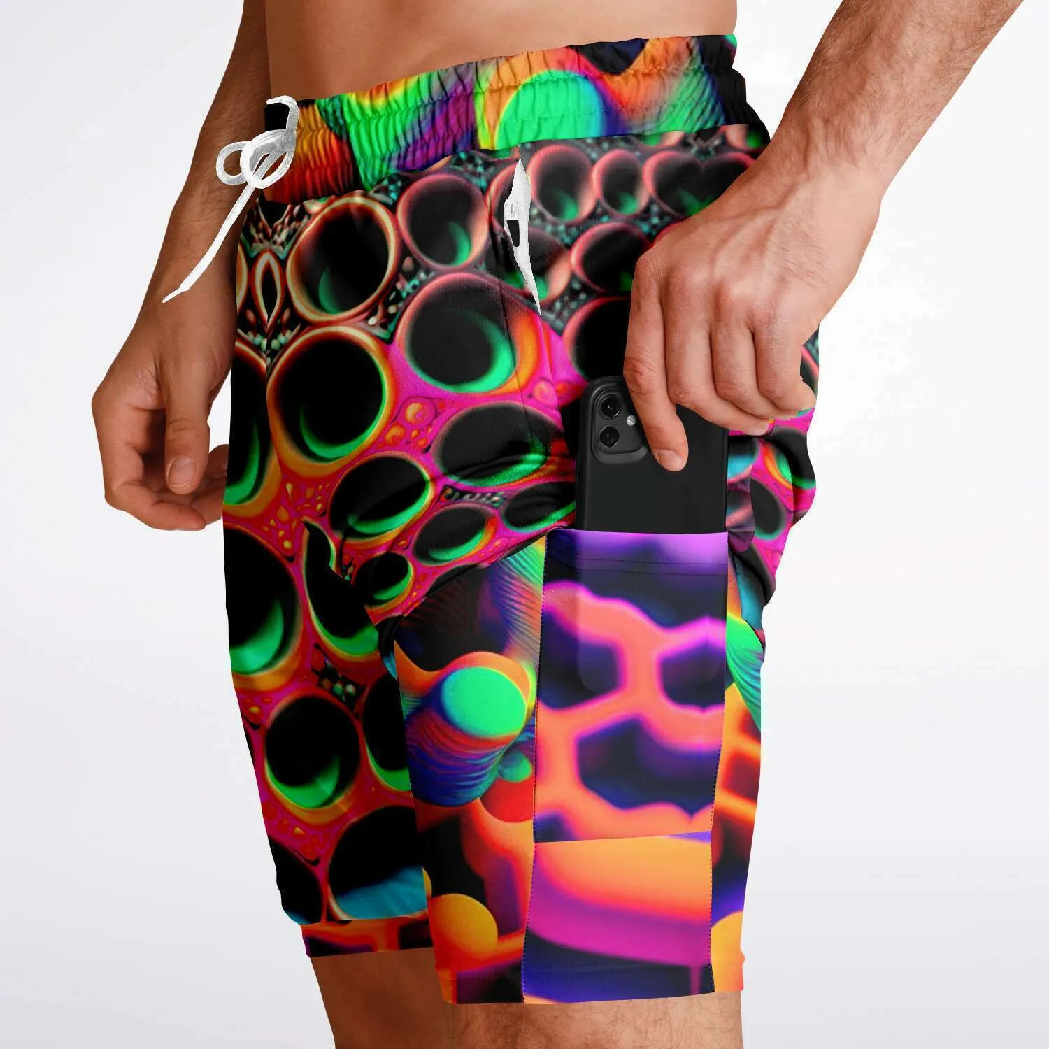 REPTILE Men's 2-in-1 Shorts | ACIDMATH GUY