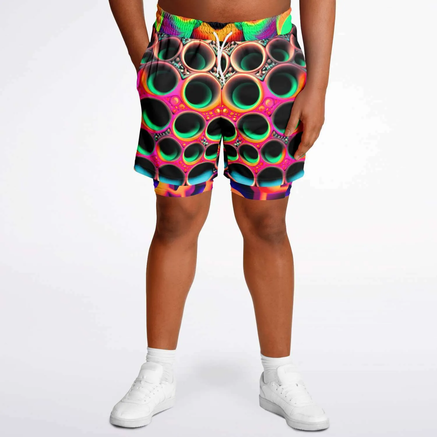 REPTILE Men's 2-in-1 Shorts | ACIDMATH GUY