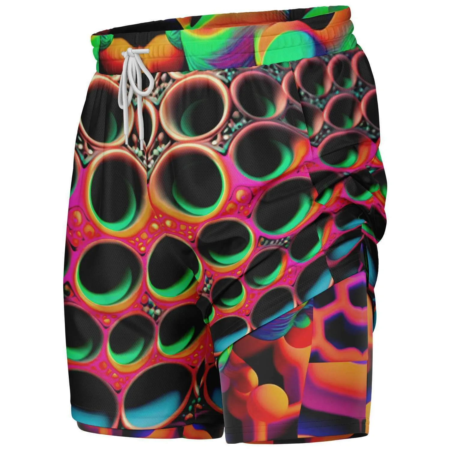 REPTILE Men's 2-in-1 Shorts | ACIDMATH GUY