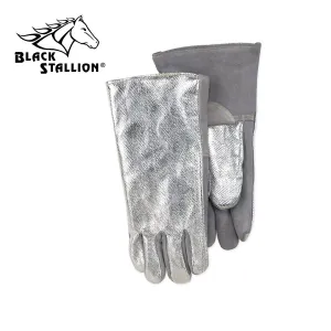 Revco AHS714L 14", 19 oz. Aluminized Carbon/Kevlar Leather Palm Thermal Protective Gloves (1 Pair)