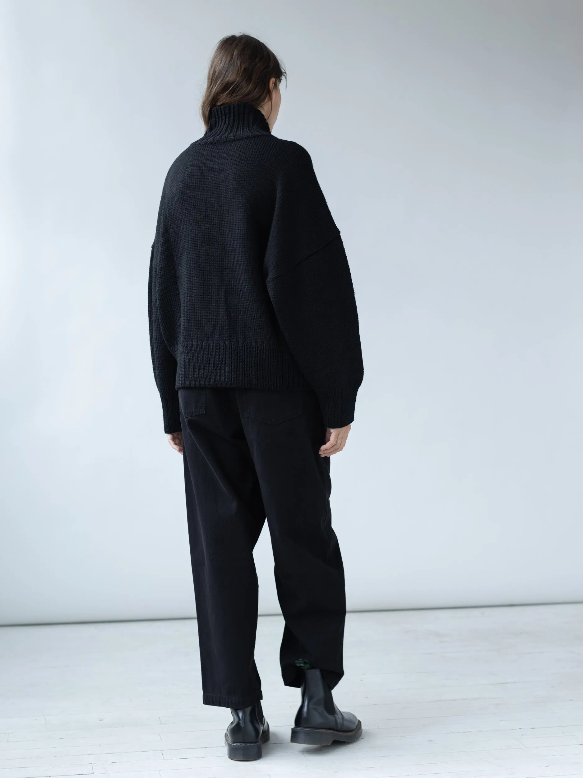 Rhys Turtleneck in Onyx