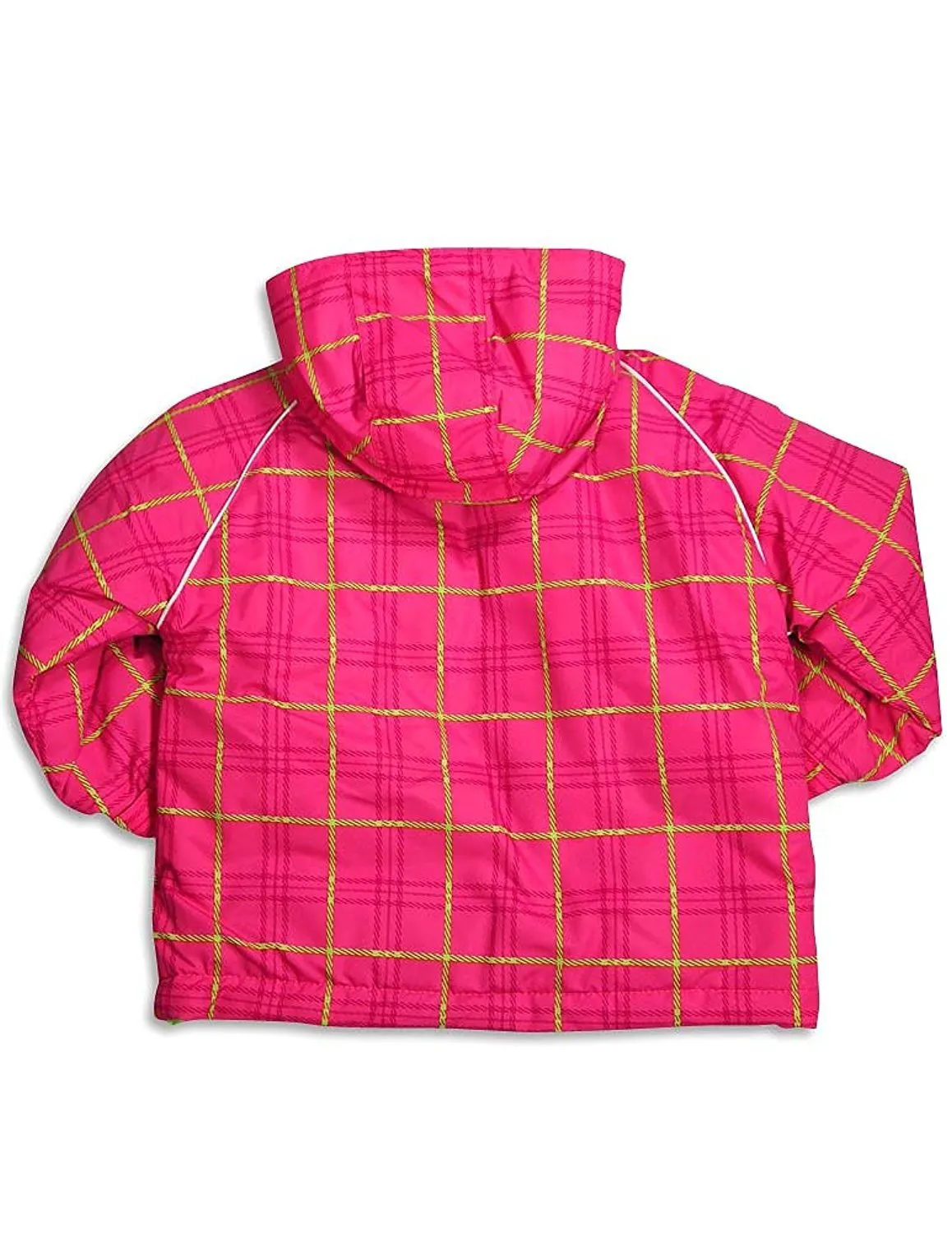 Rugged Bear - Little Girls' Plaid Hooded Winter Jacket