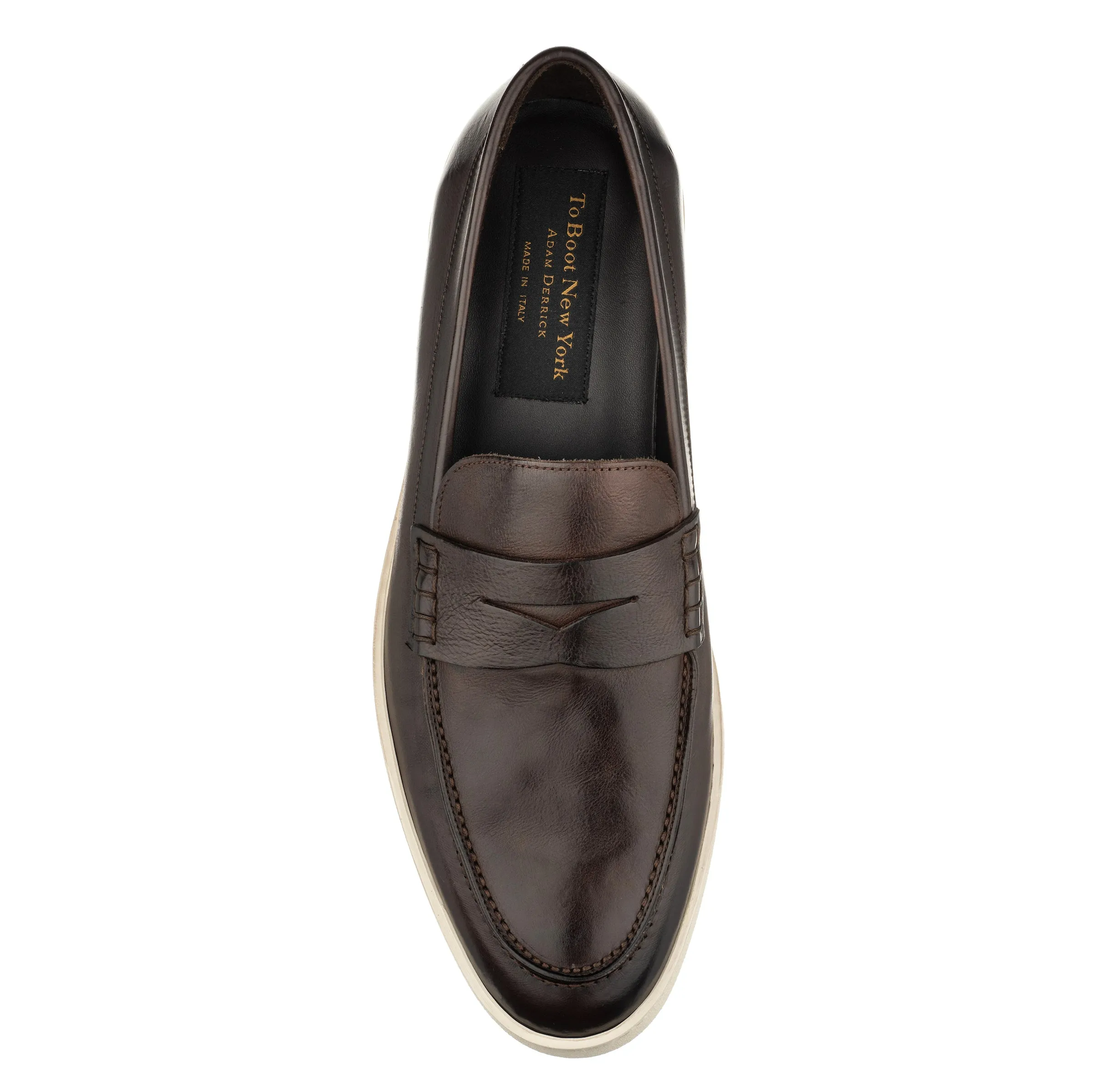 Salina Dark Brown Calf Slip On Sneaker