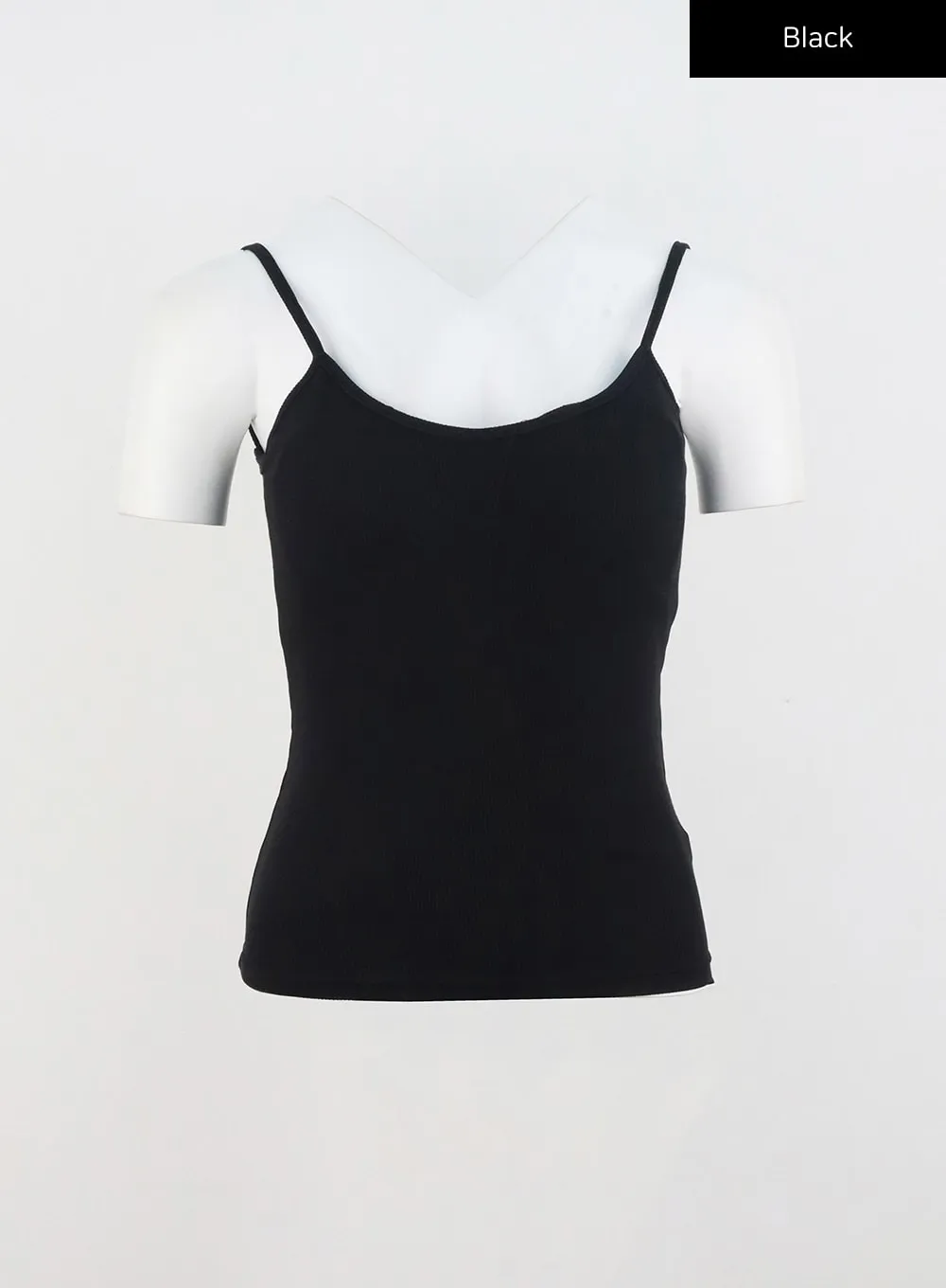 Scoop Neck Ribbed Top CL313