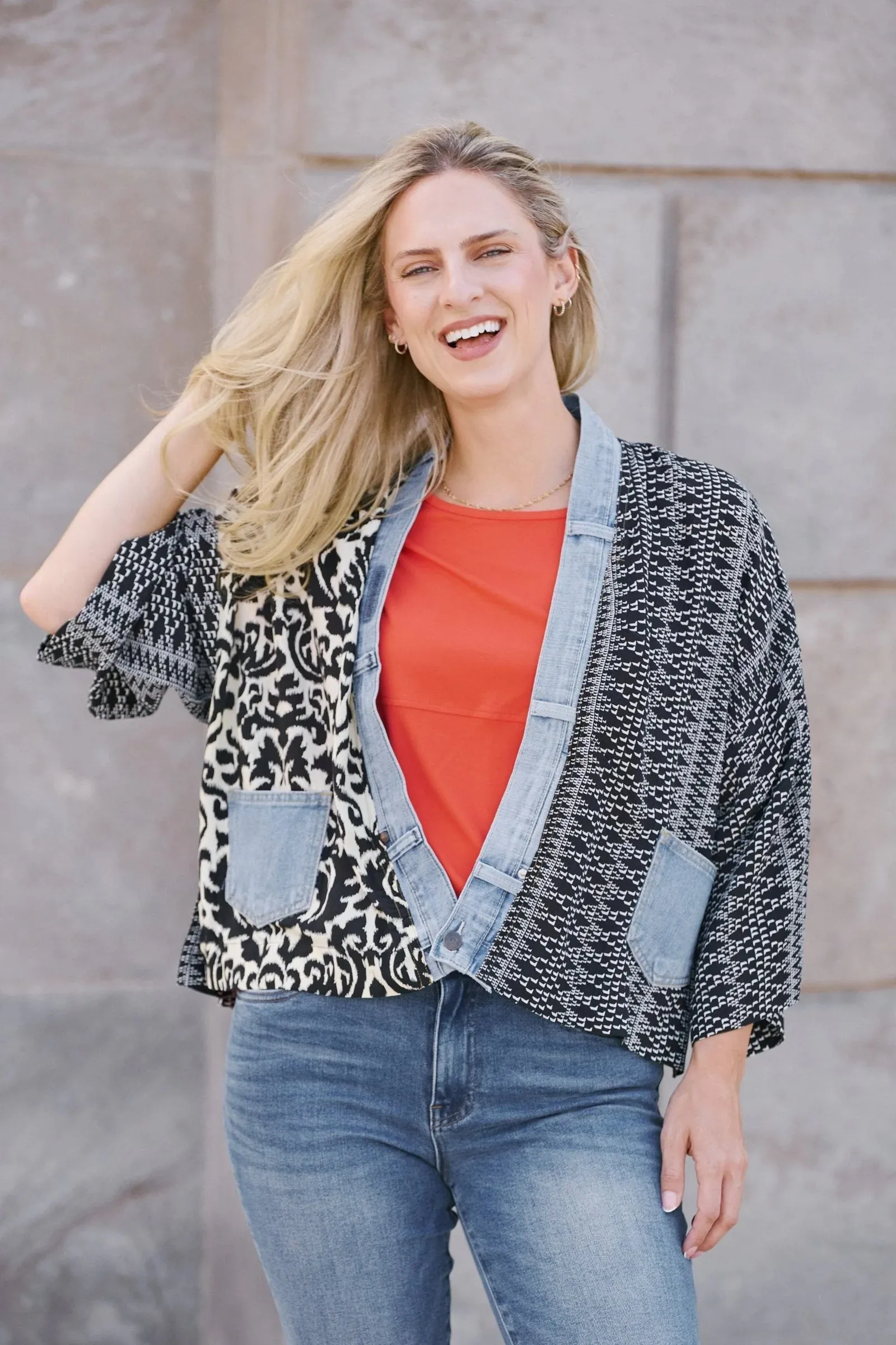 Shannon Passero Karol Cardigan Black Mix