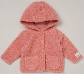 Sherpa Hooded Jacket - Pink (0-18m) (PK4) C05819