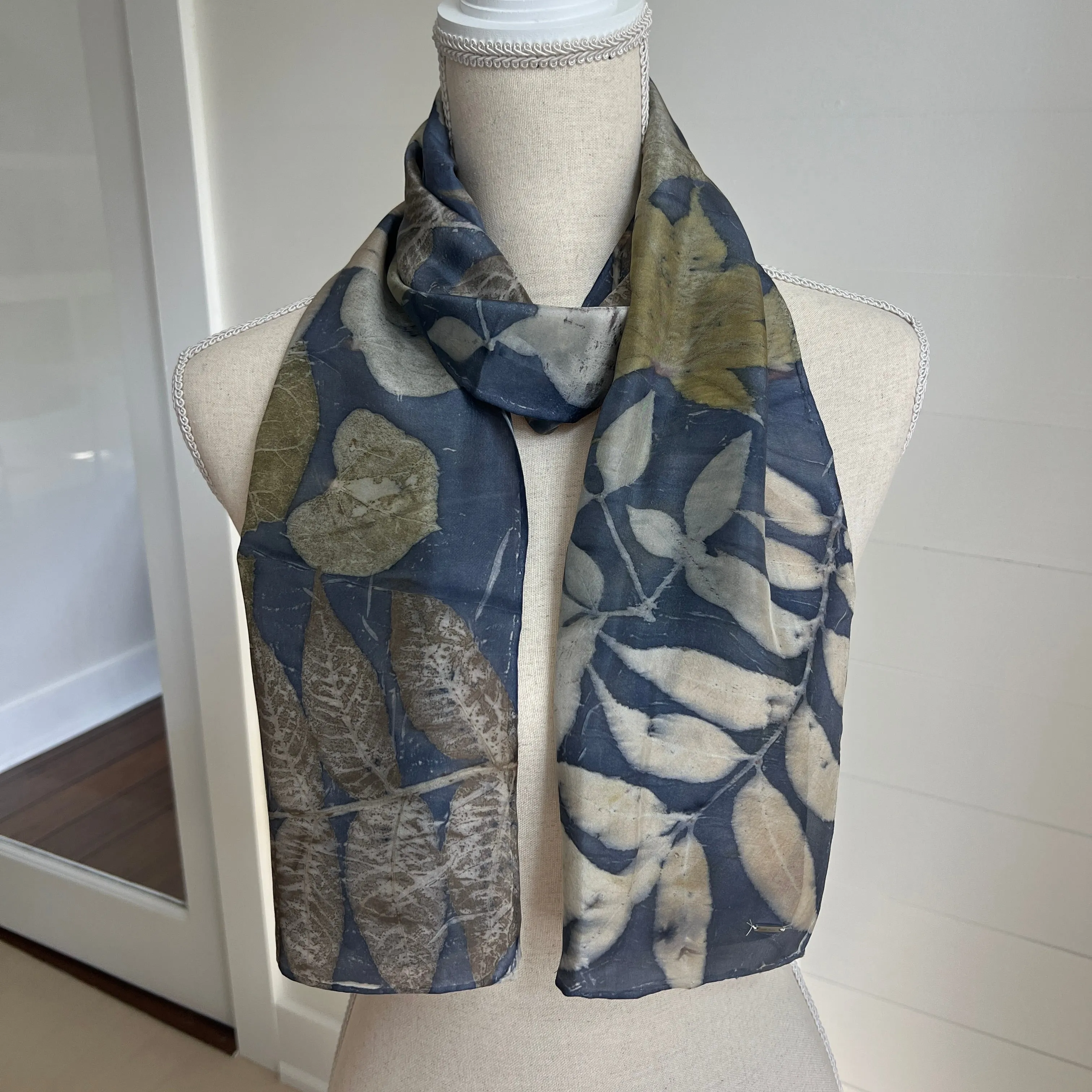 Silk Scarf | "Lynn" Dark Logwood