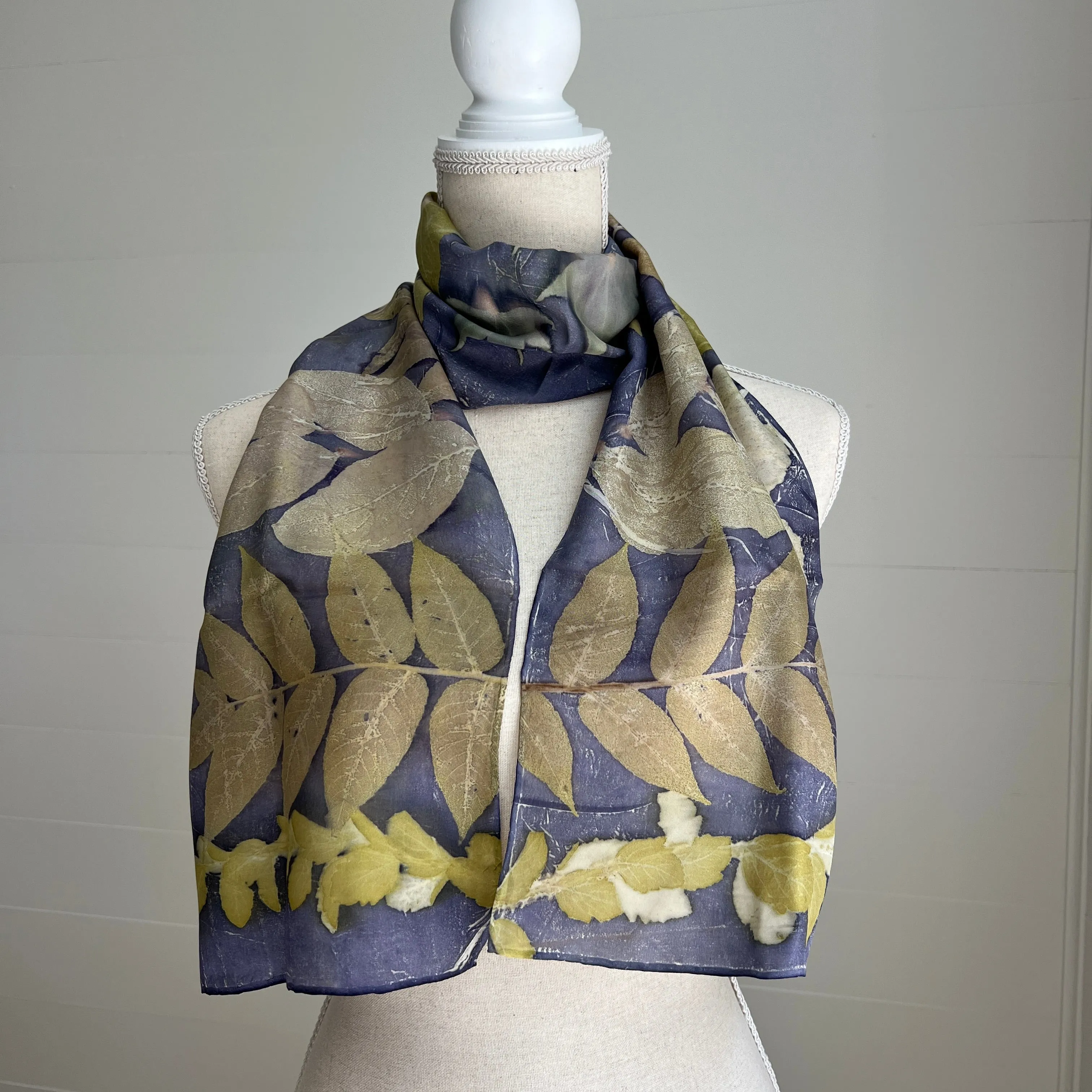 Silk Scarf | "Shirley" Dark Logwood