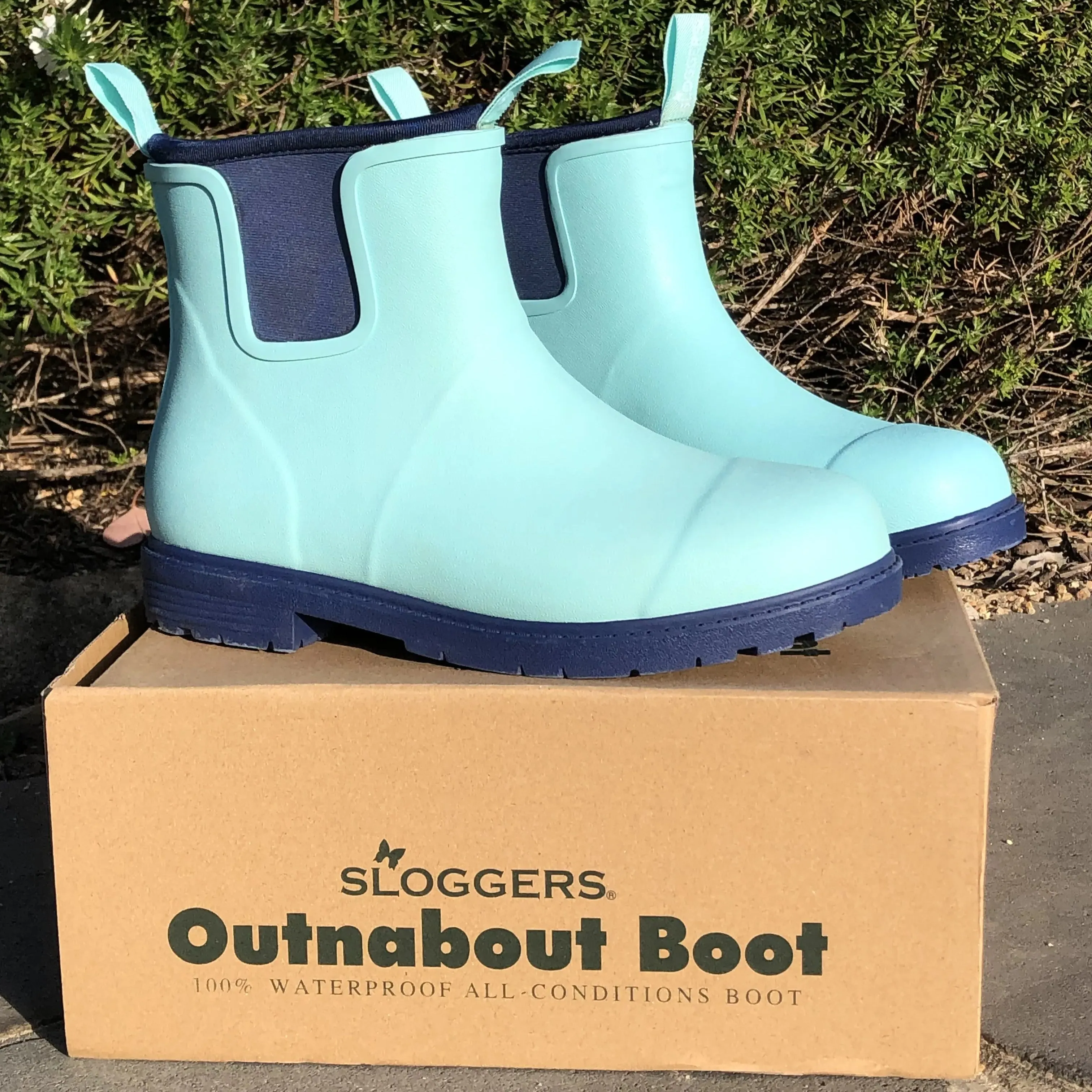 Sloggers Women’s Outnabout Boot – Bleached Aqua/Navy