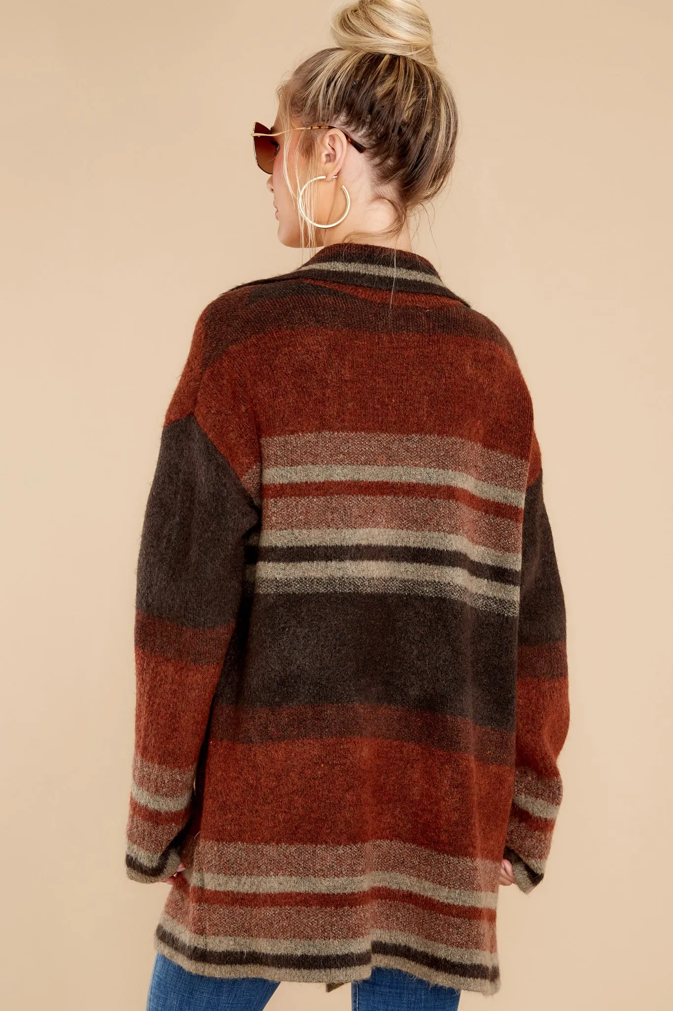 Sparrow Amber Brown Cardigan