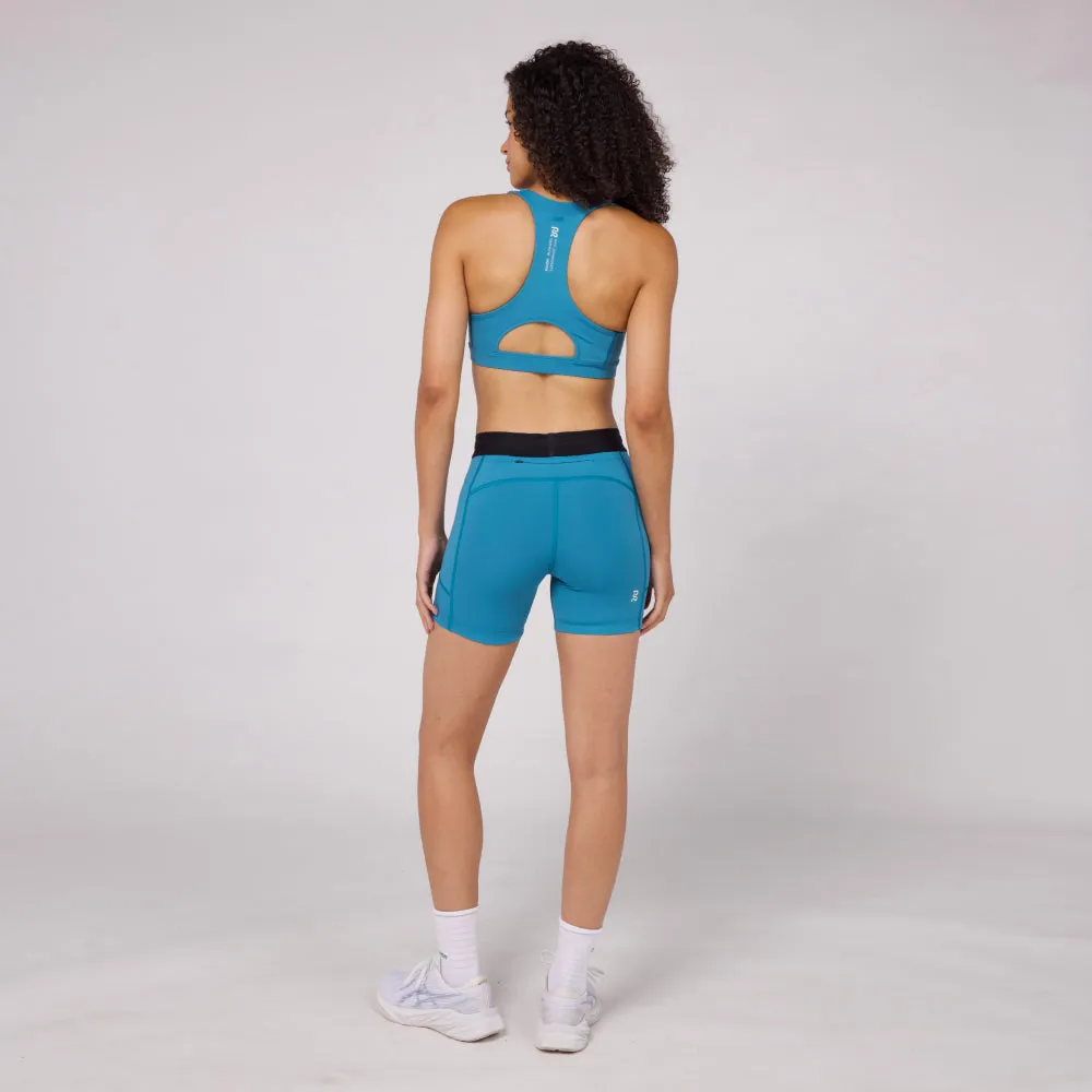 Stamina™ Scoop Neck Run Bra - Tide Pool