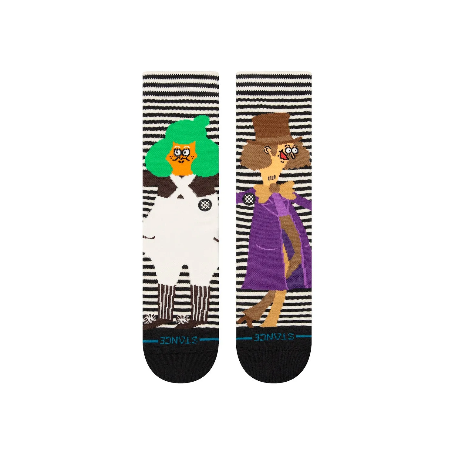 Stance Oompa Loompa Crew Socks (Black/White)