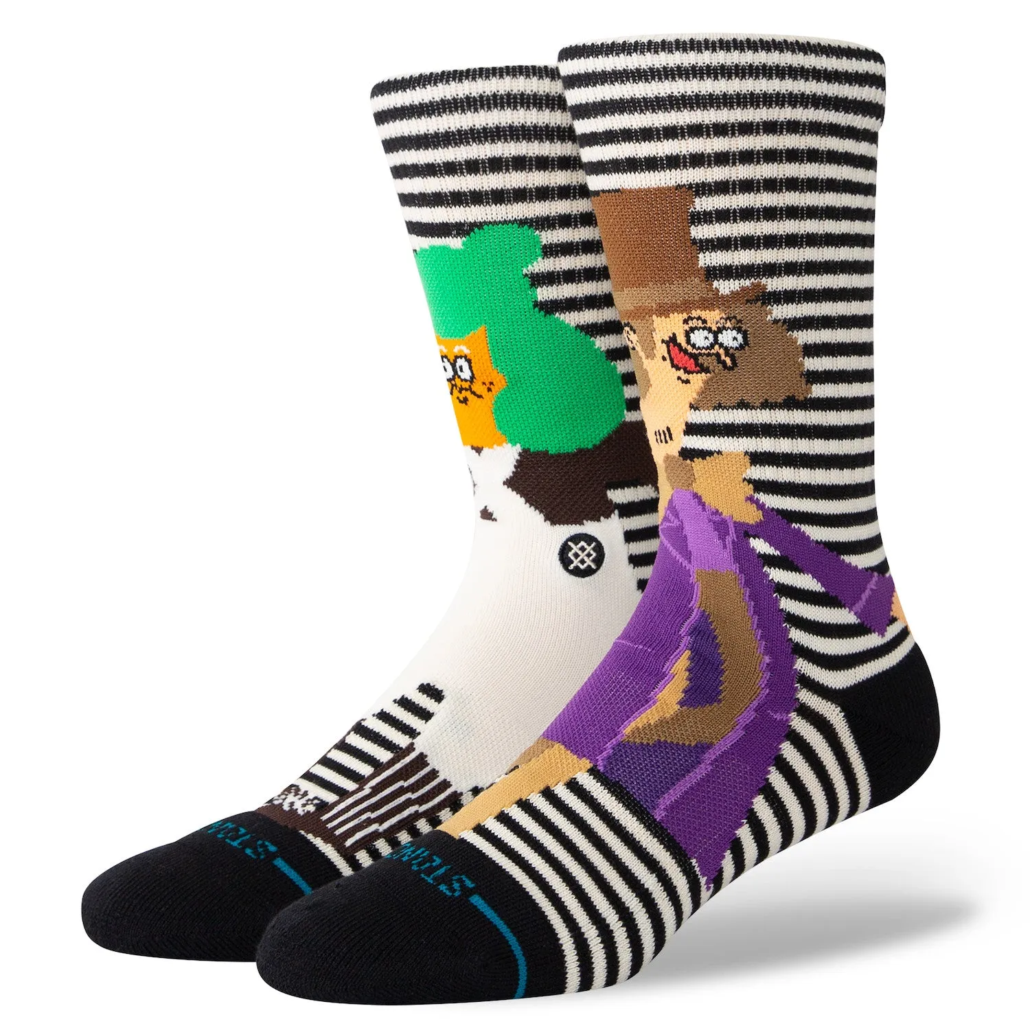 Stance Oompa Loompa Crew Socks (Black/White)