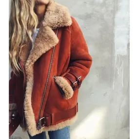 Super thick winter coat for women, perfect for cold weather