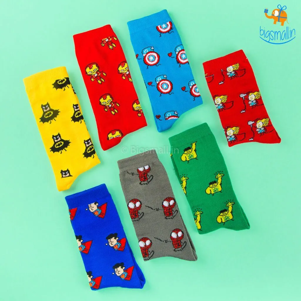 Superhero Crew Socks