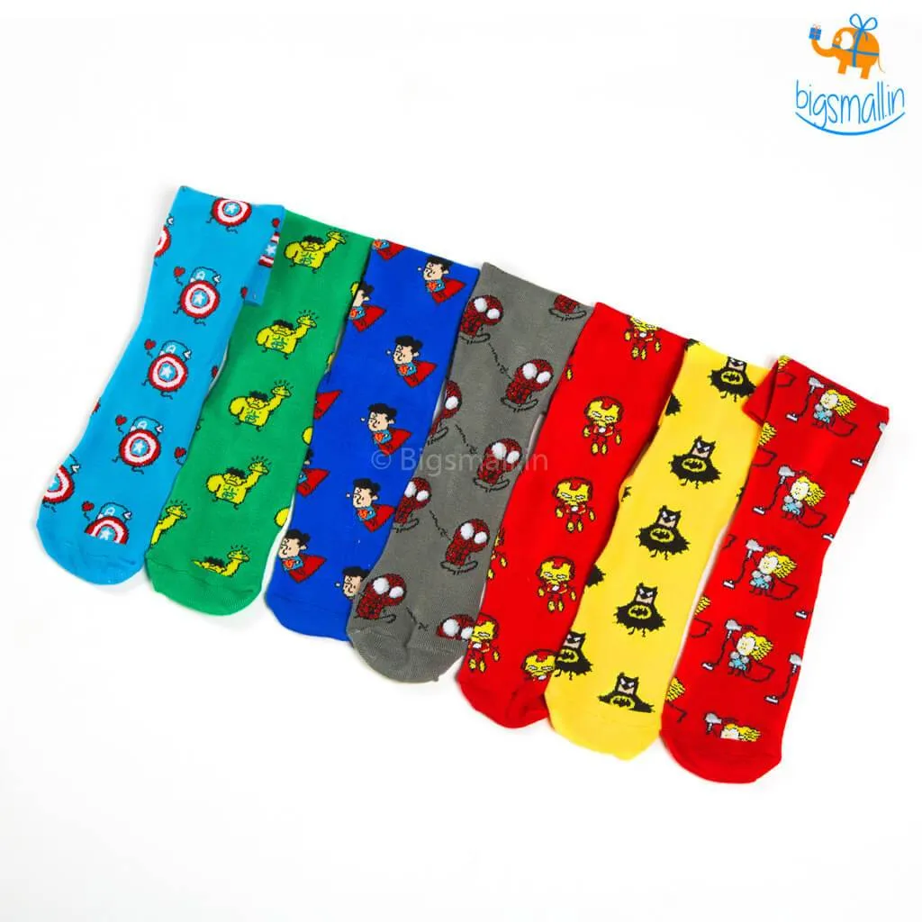 Superhero Crew Socks